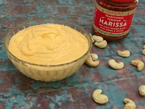 Harissa Cashew Cream (gluten-free, dairy-free, vegan) | In Johnna's Kitchen