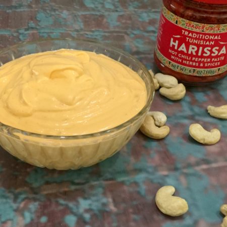 Harissa Cashew Cream (gluten-free, dairy-free, vegan) | In Johnna's Kitchen