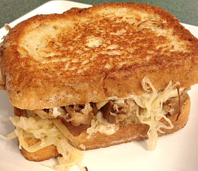 Jackfruit Reuben Sandwich | In Johnna's Kitchen