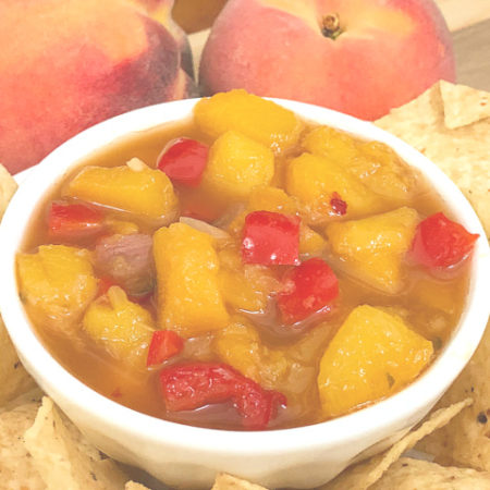 Peach Salsa for Freezing or Canning | In Johnna's Kitchen