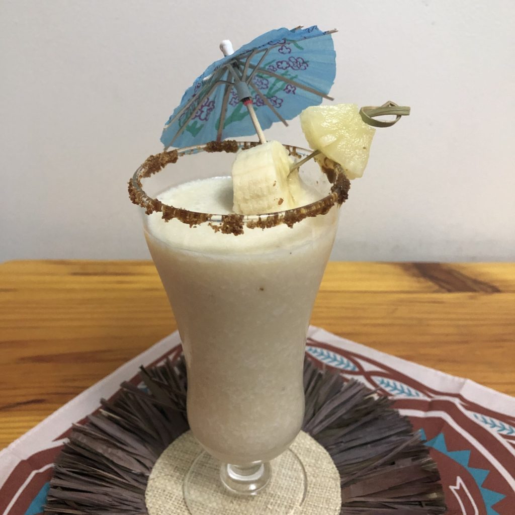 Boozy Advent Bourbon Banana Colada | In Johnna's Kitchen