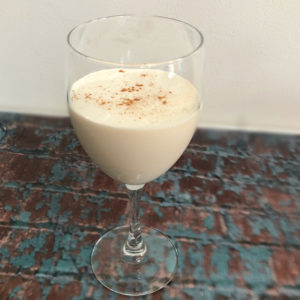 Boozy Advent Brandy Maple Milk Punch | In Johnna's Kitchen