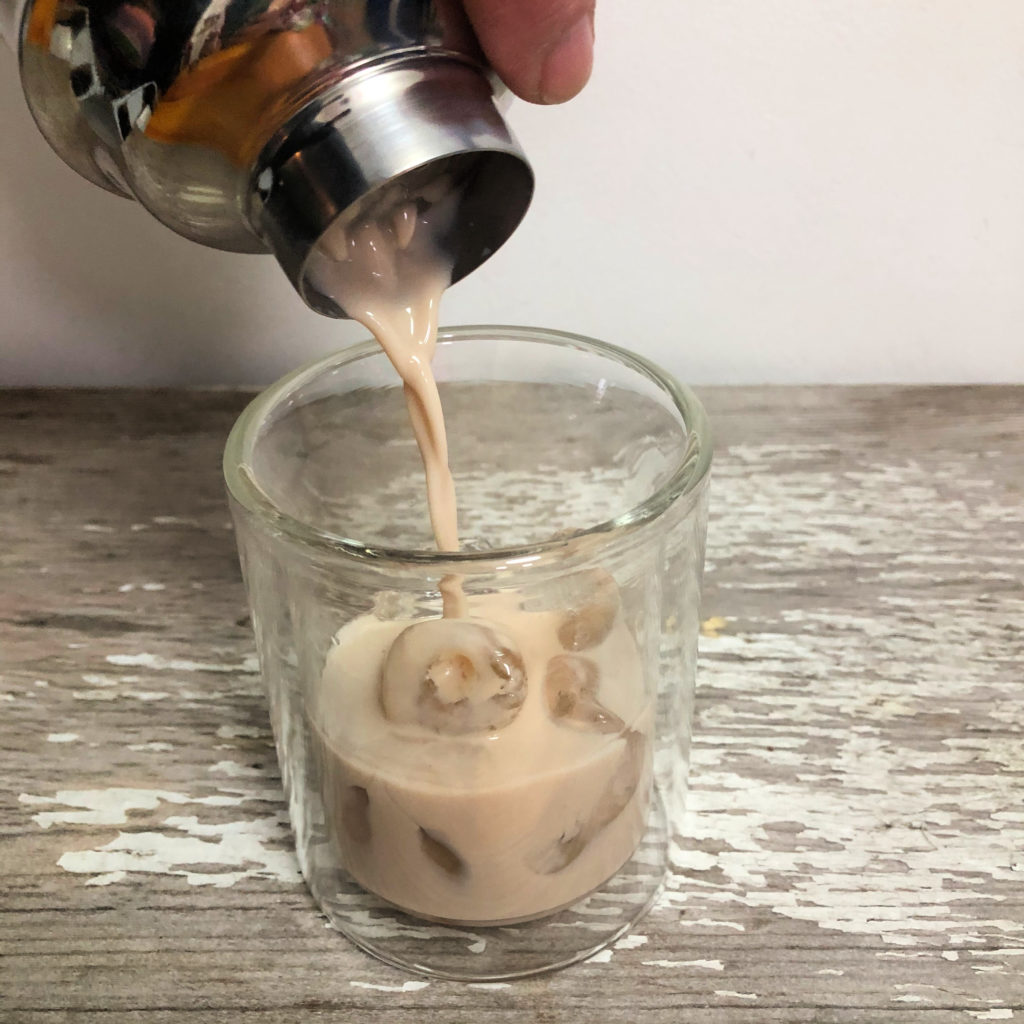 Boozy Advent Cinnamon Roll Cocktail | In Johnna's Kitchen