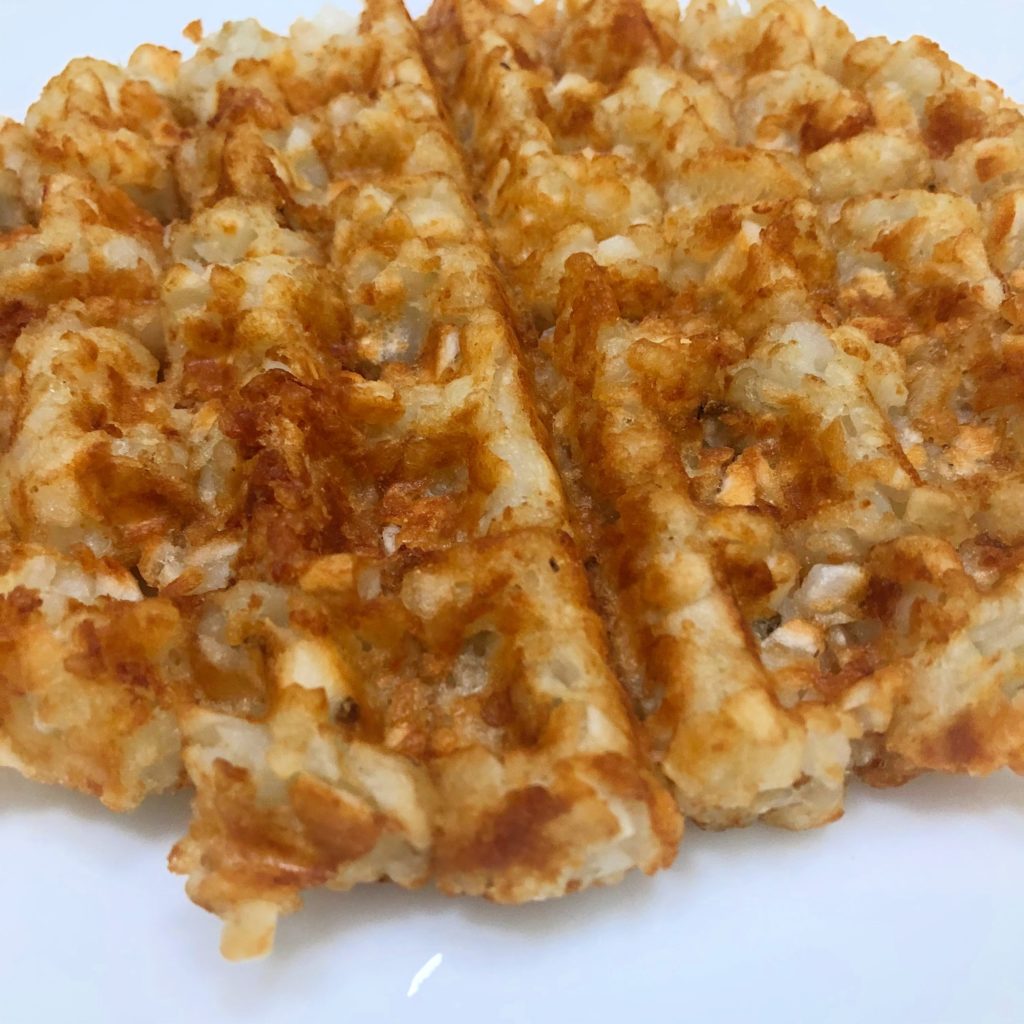 Tot-Tada, Waffled Tater Tot Tostada | In Johnna's Kitchen