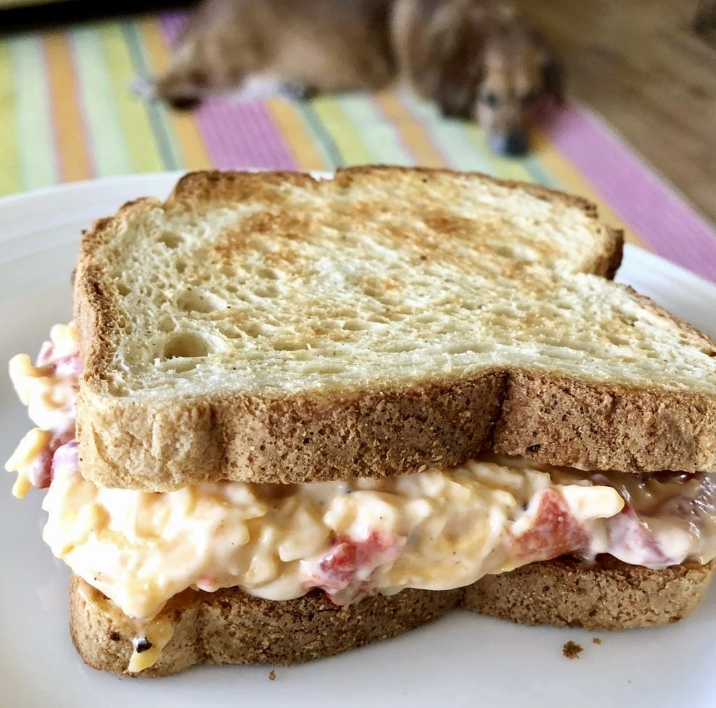 Gluten Free Pimento Cheese Sandwich