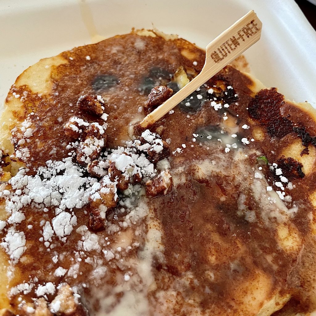 pancake with gluten-free marker